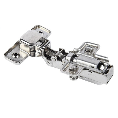 110° Soft-Close Hinge, H0 Mounting Plate with EURO Screws, Overlay Doors Soft Close Furnica 