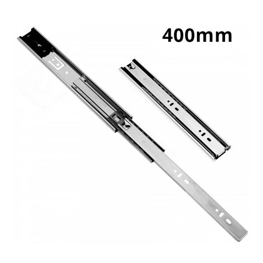 16 inch drawer slides auto-lock H45 (right and left side) Furnica 