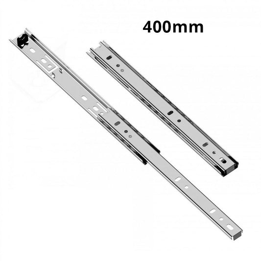 16 inch drawer slides ball bearing H27 (right and left side) Furnica 