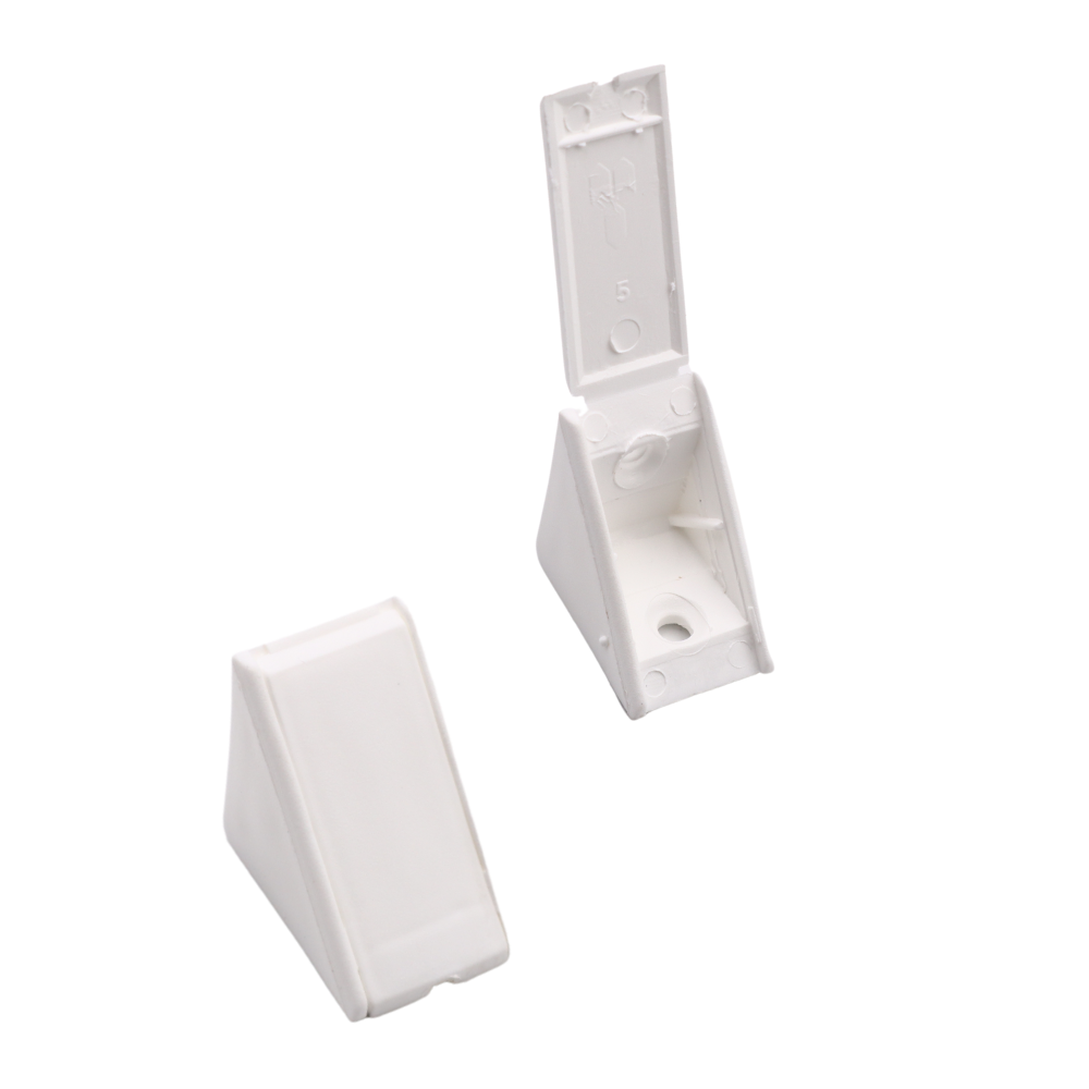 Cabinet corner braces plastic White 200pcs Furnica