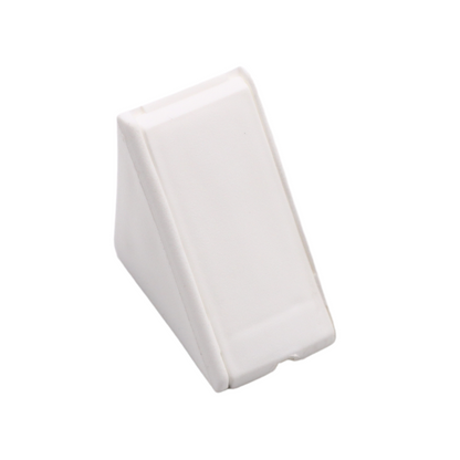 Cabinet corner braces plastic - White 100pcs