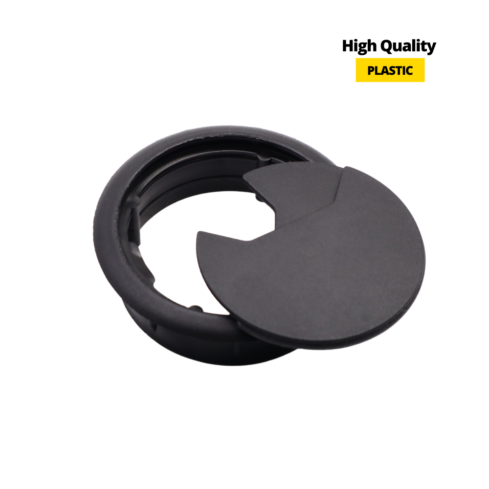 Plastic Desk Grommet 2-3/8 inch, Black (2) – Furnica