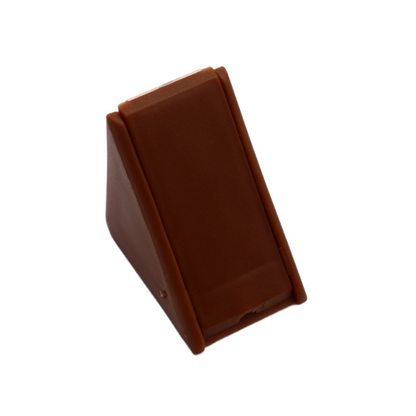 Cabinet corner braces plastic - Brown 100pcs