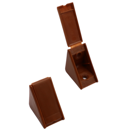 Cabinet corner braces plastic - Brown 500pcs
