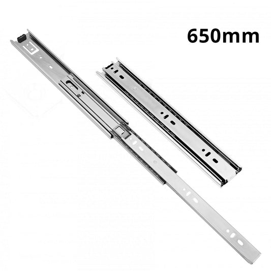 26 inch drawer slides ball bearing H45 (right and left side) Furnica 