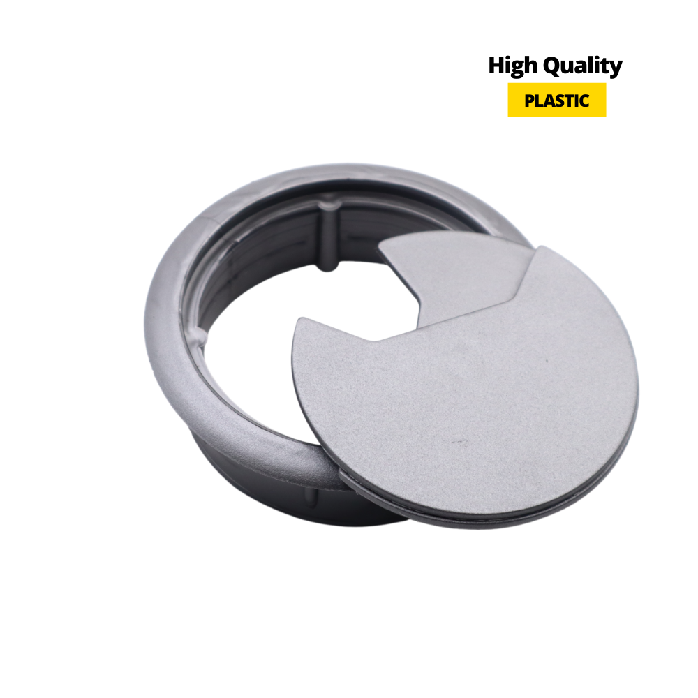 Plastic Desk Grommet 2-3/8 inch, Metallic (2) – Furnica