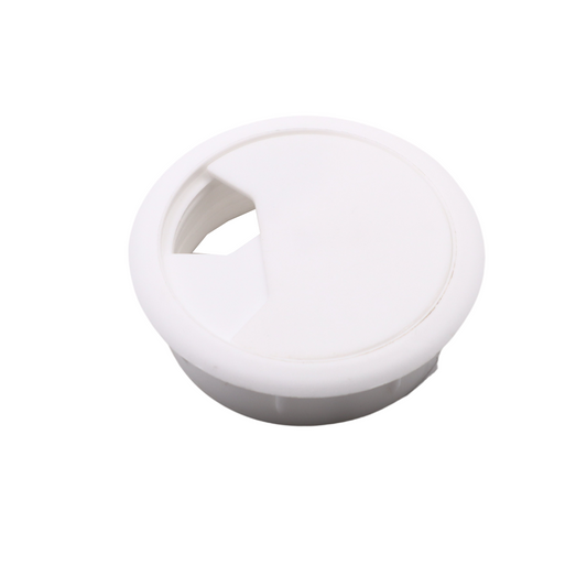 Plastic Desk Grommet 2-3/8 inch, White