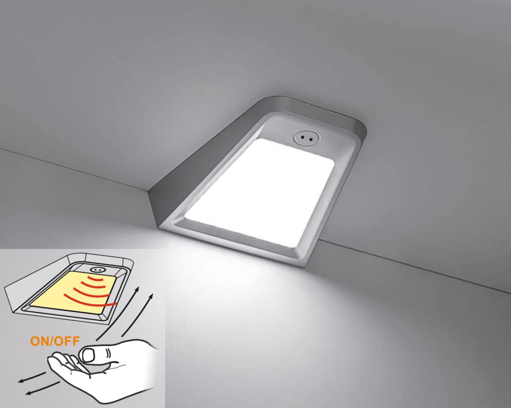 3 Top Cabinet LED Lamps + Power Supply (F04) Furnica 