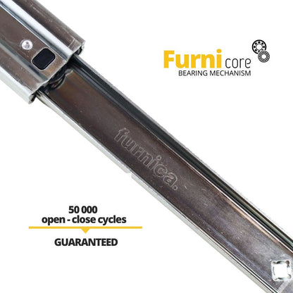 32 inch drawer slides ball bearing H53 (right and left side) Furnica 