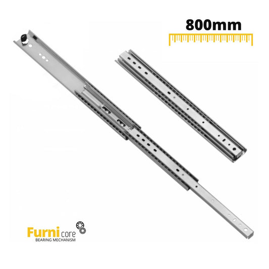 32 inch drawer slides ball bearing H53 (right and left side) Furnica 