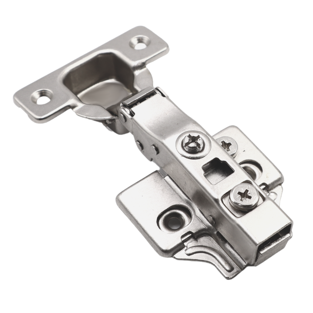 3D 110° Soft-Close Hinge, H0 Mounting Plate, Overlay Doors – Furnica