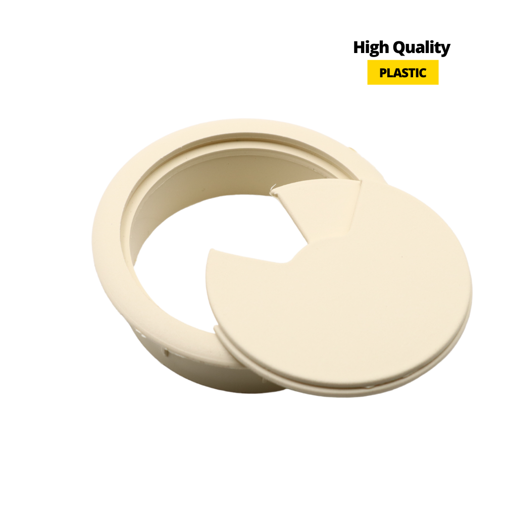 Plastic Desk Grommet 2-3/8 inch, Vanilla (2) – Furnica
