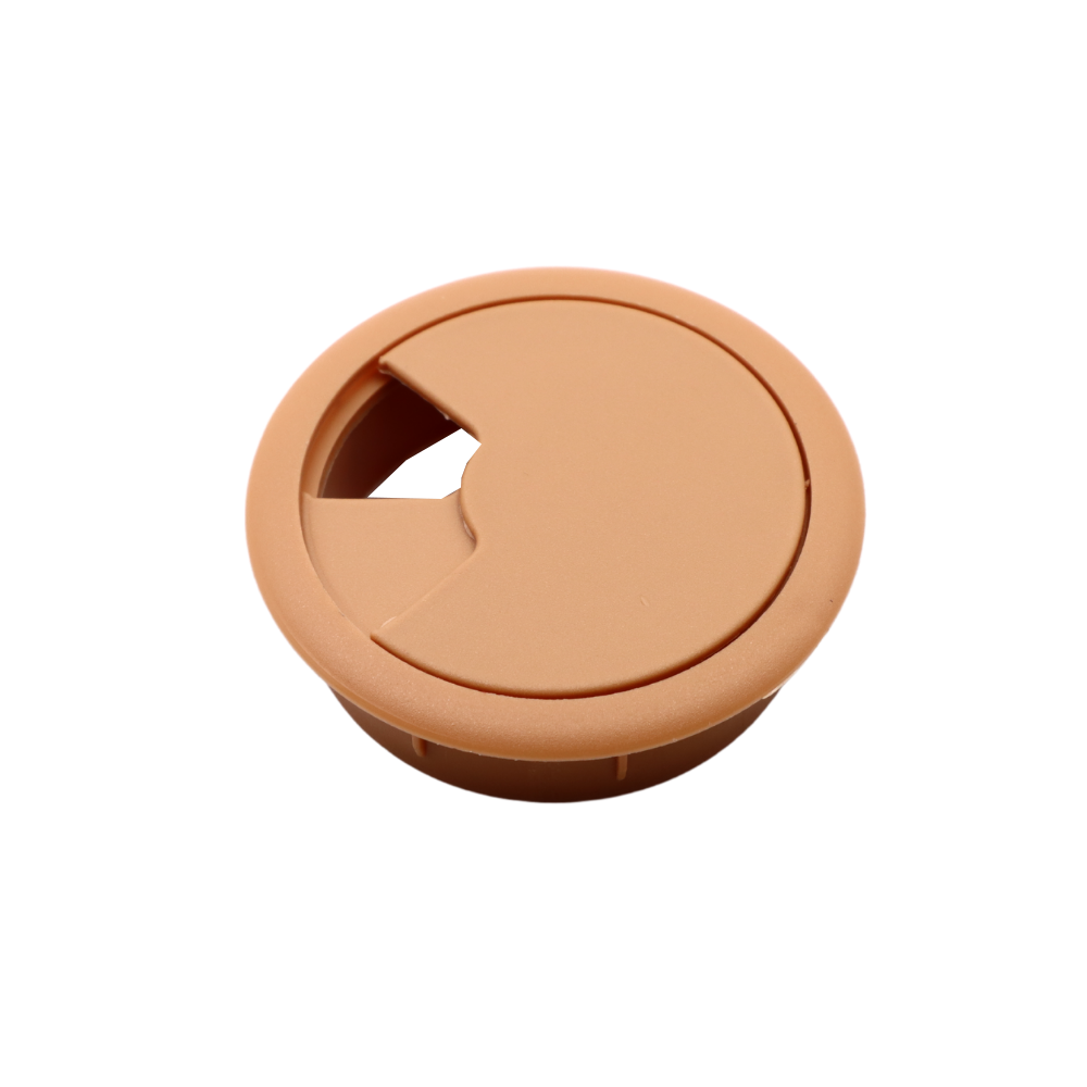 Plastic Desk Grommet 2-3/8 inch, Light Brown – Furnica