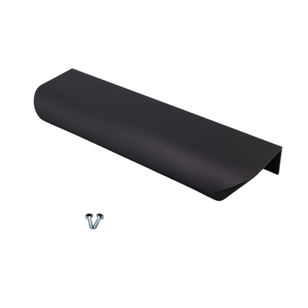 Edge Grip Round Profile Handle 5-1/16 inch (5-13/16 inch total length) - Black Matt