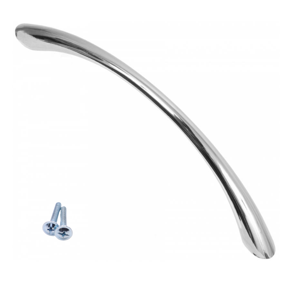 Furniture handle 3-3/4 inch UZ02 - Chrome – Furnica