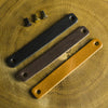Leather handle rectangular 96mm - 160mm