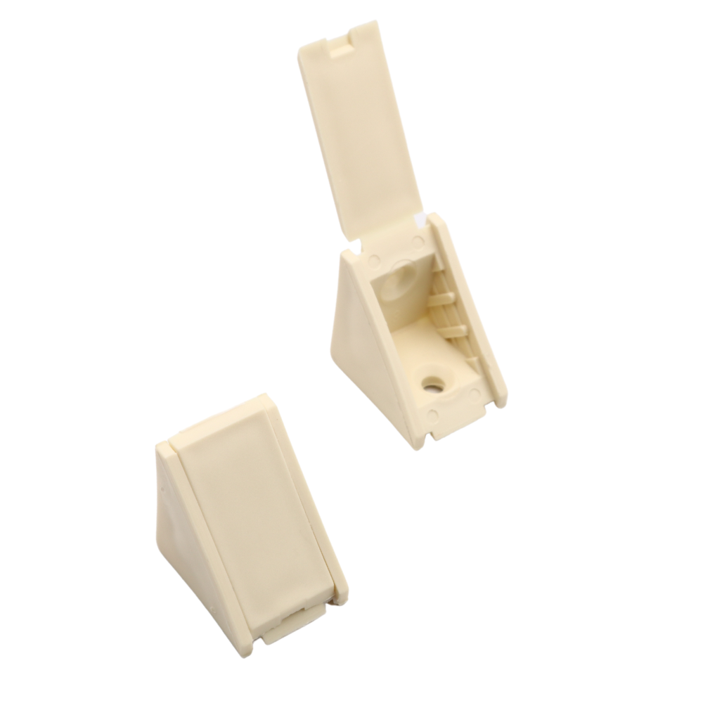 Cabinet corner braces plastic - Cream 500pcs (2) – Furnica