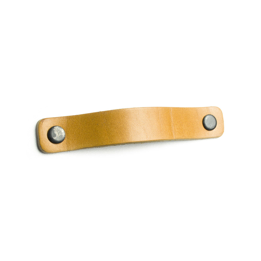 Leather handle rectangular 96mm - 160mm