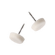 Plastic Furniture Glides Ø5/8 inch with Nail - White - 50 pcs