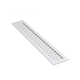 Aluminum Air Vent Grill 19-1/16x2-3/8 inch - Silver