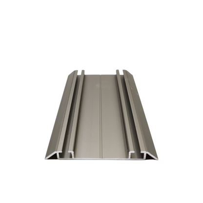 Double Bottom Aluminum Track 560cm - Champagne Anodized