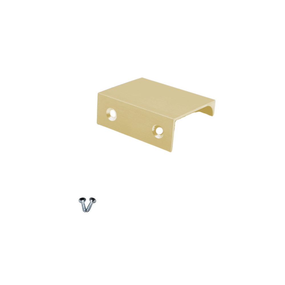 Edge Grip Profile Handle, Gold, HC 1-1/4 inch