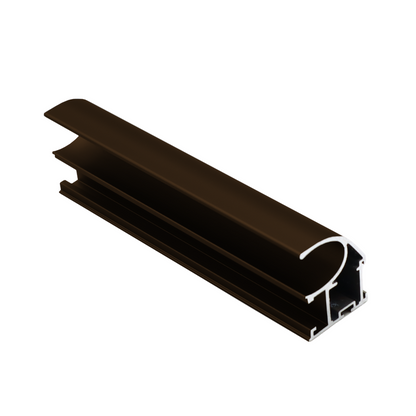 GABRIEL 10mm Vertical Aluminum Handle Profile 270cm - Cognac Anodized