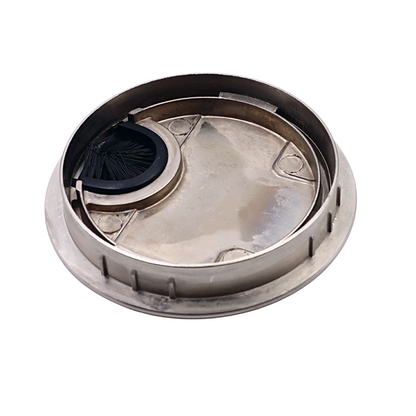 Metal Desk Grommet 3-1/8 inch - Brushed Steel (3) – Furnica