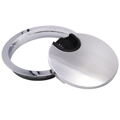 Metal Desk Grommet 3-1/8 inch - Chrome (2) – Furnica