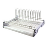 Single Dish Rack Kitchen Cabinet - Chrome - 17-3/4 inch