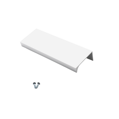 Edge Grip Profile Handle, White, HC 1-1/4, 3-3/4, 5-1/16 inch – 96mm (116mm Total Lenght) – Furnica