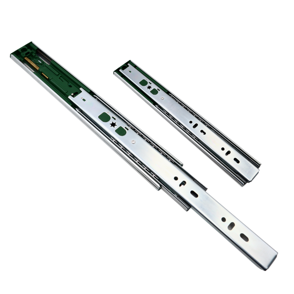 Push-to-Open + Soft Close Ball Bearing Slides (left and right), H45 - 20 inch