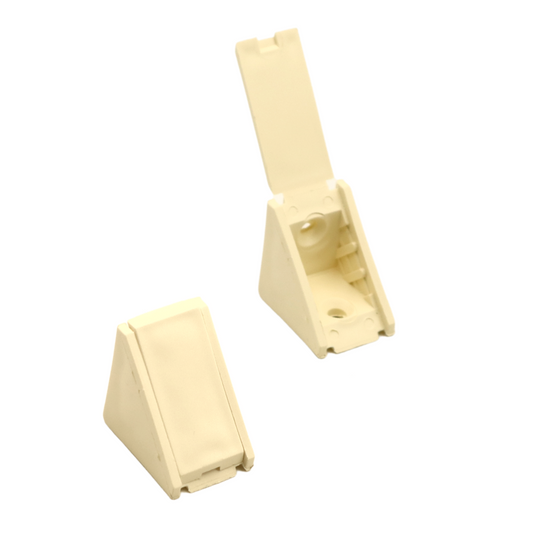Cabinet corner braces plastic - Vanilla 1000pcs