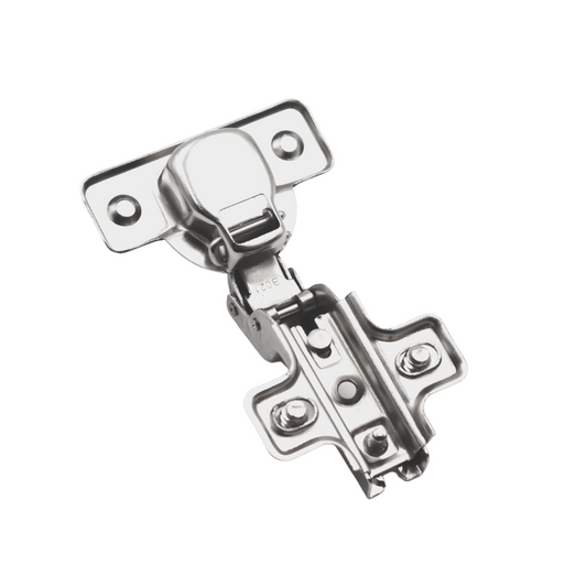 Hinge, H0 Mounting Plate with EURO Screws, Flush Doors