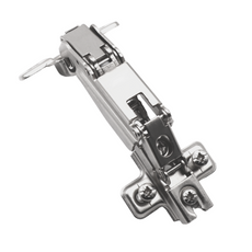 165º Hinge, H2 Mounting Plate with EURO Screws, Overlay Doors