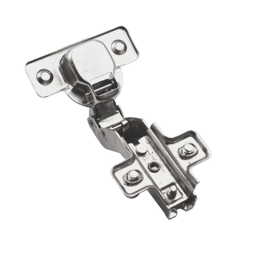 +30º Hinge, H2 Mounting Plate with EURO Screws, Angled Doors