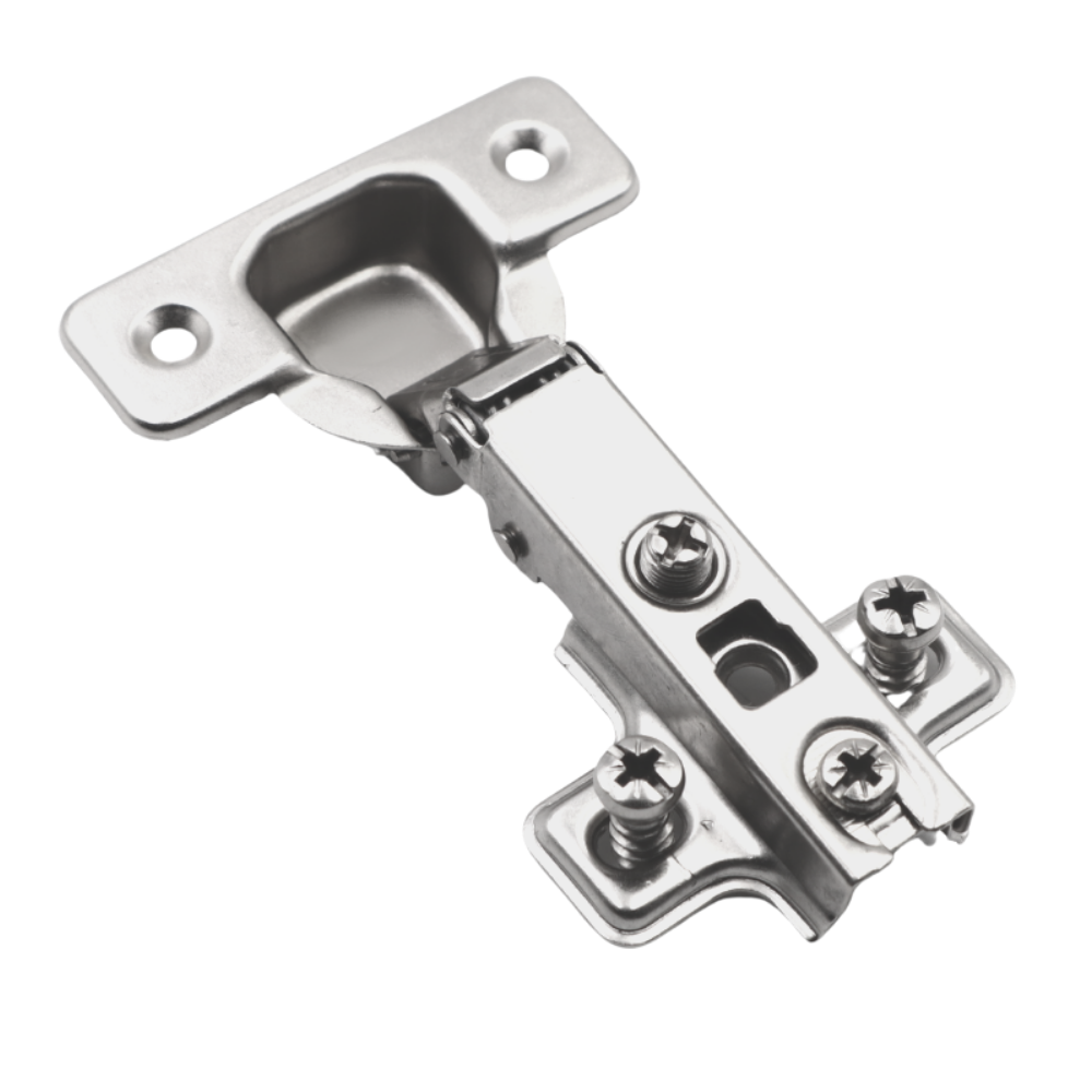 110° Hinge, H0 Mounting Plate with EURO Screws, Overlay Doors – Furnica