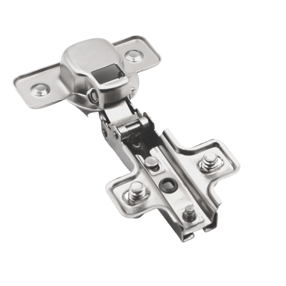 110° Hinge, H0 Mounting Plate with EURO Screws, Overlay Doors (3) – Furnica