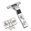 +30º Soft-Close Hinge, H2 Mounting Plate with EURO Screws, Angled Doors