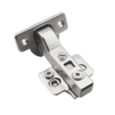 +30º Soft-Close Hinge, H2 Mounting Plate with EURO Screws, Angled Doors