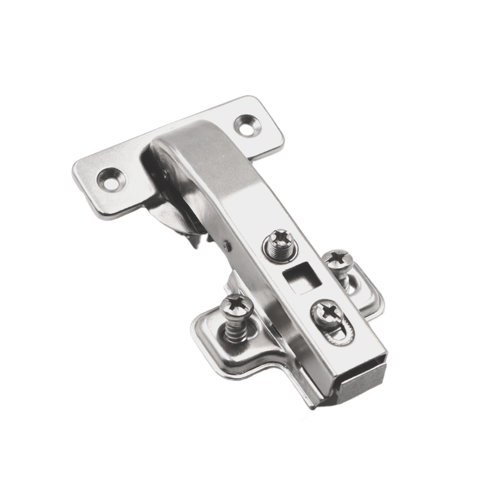 Soft-Close Hinge, H2 Mounting Plate with EURO Screws, Parallel Doors – Furnica