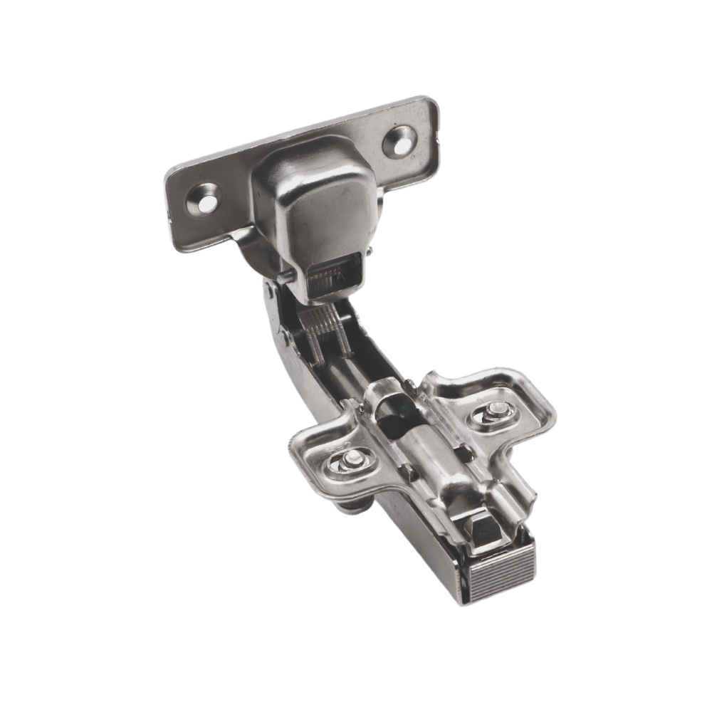 Soft-Close Hinge, H2 Mounting Plate with EURO Screws, Parallel Doors (3) – Furnica
