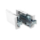 Adjustable cabinet bracket, L+R - 3D Premium - White NTP 