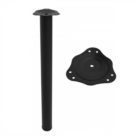 Adjustable Furniture Leg 27-15/16 inch - Black NTP Black 