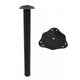 Adjustable Furniture Leg 27-15/16 inch - Black NTP Black 