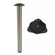 Adjustable Furniture Leg 27-15/16 inch - Satin NTP Satin 