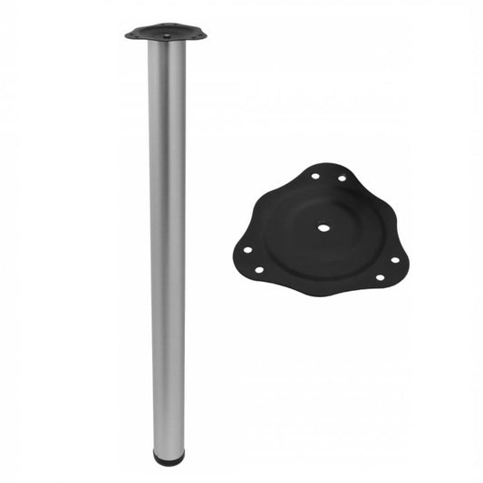 Adjustable Furniture Leg 32-5/16 inch - Aluminium NTP Aluminum 