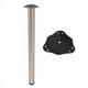 Adjustable Furniture Leg 32-5/16 inch - Satin NTP Satin 
