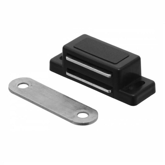 Black Magnetic Door Catch NTP 