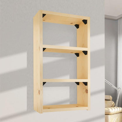 Cabinet corner braces plastic - Black 200pcs Furnica 